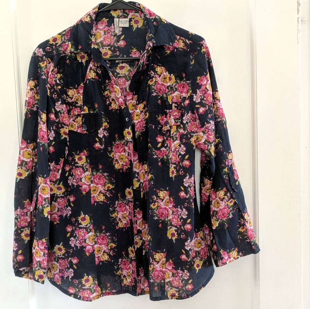 Love Potion floral shirt